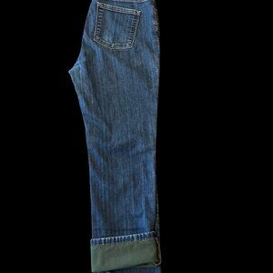 L.L. Bean Fleece Insulated Classic Fit Jeans Size 8P